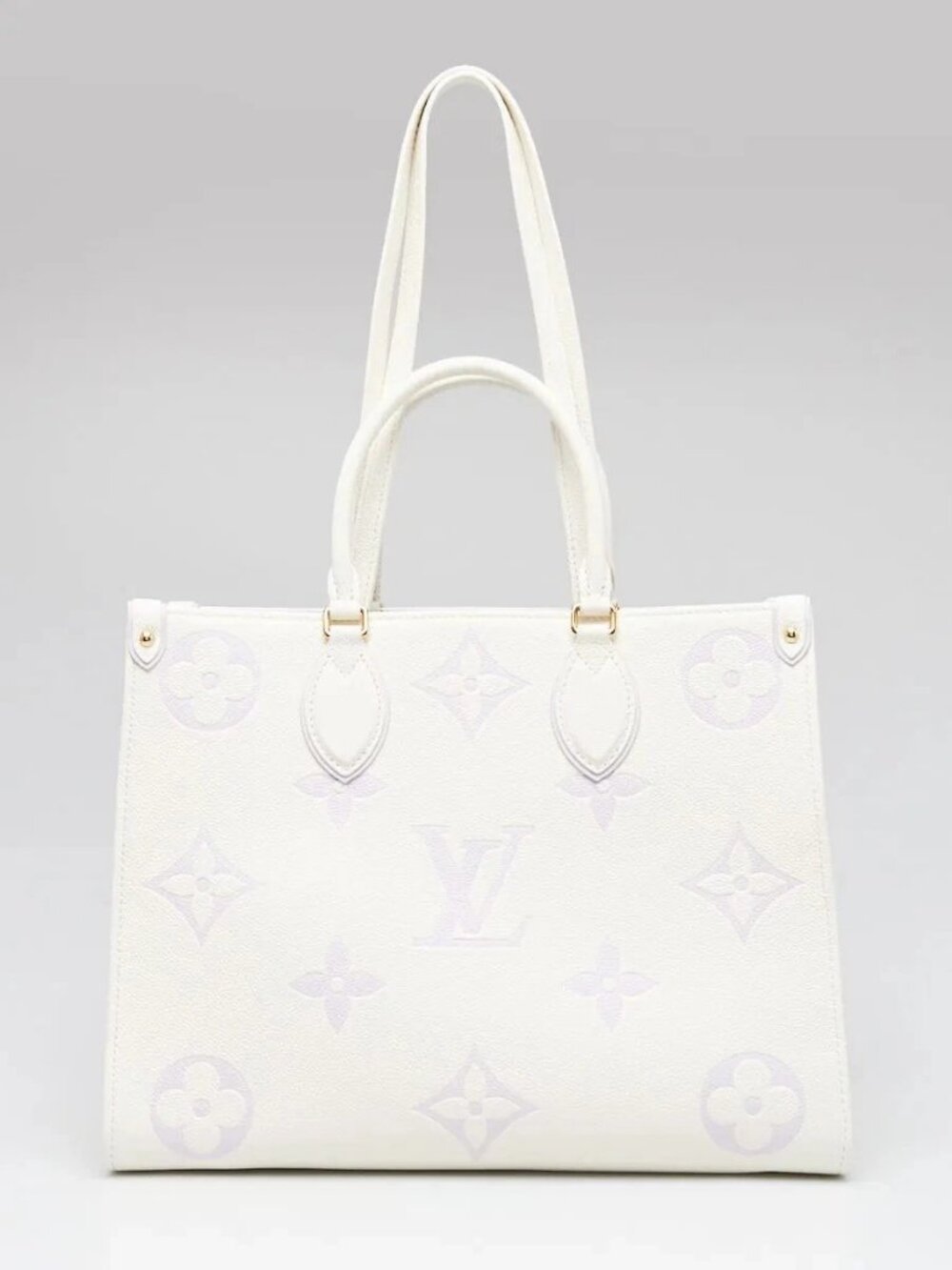Louis Vuitton Latte/Bubble Tea Empreinte Monogram Giant Onthego MM Bag